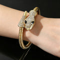 non-jewelry Decorative Serpent Cuff Bracelet for Structured Sovereignty