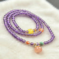 non-jewelry Decorative Amethyst Bracelet for Decorative Balanced Look & Soft Color