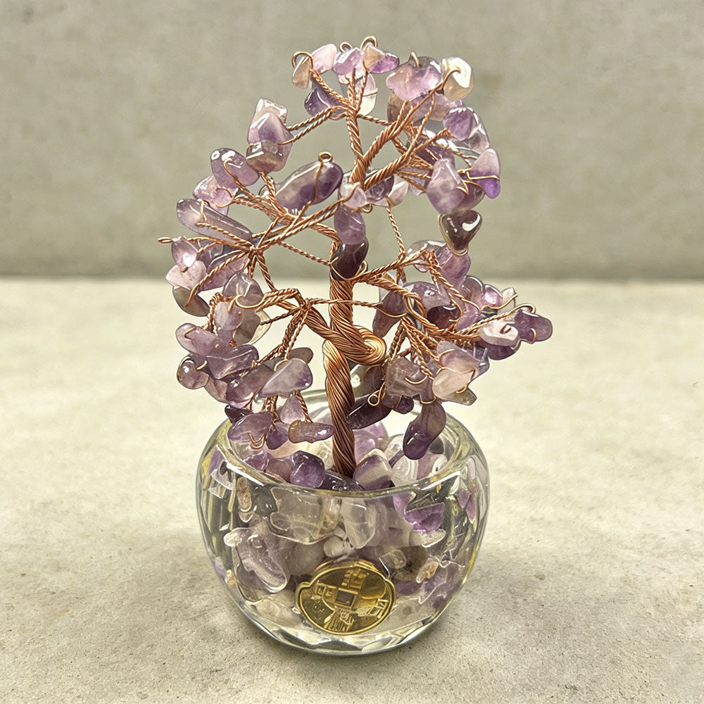 Amethyst Crystal Tree by non-jewelry - Decorative Home Accent for Clear-Tone & Soft Finish