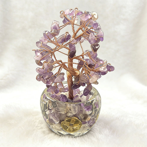 Amethyst Crystal Tree by non-jewelry - Decorative Home Accent for Clear-Tone & Soft Finish