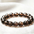 non-jewelry Decorative Smoky Quartz Earth-Tone Bracelet