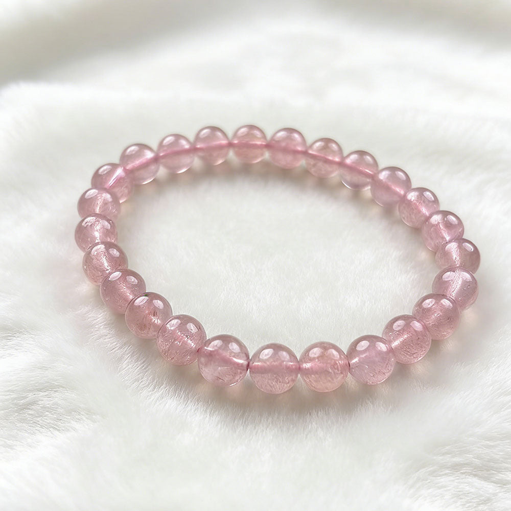 non-jewelry Decorative Strawberry Quartz Bracelet for Rose Quartz Style
