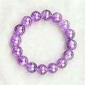 non-jewelry Decorative Amethyst Clear-Tone Bracelet