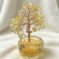 Citrine Crystal Tree by non-jewelry - Decorative Home Accent for Warm Yellow Color