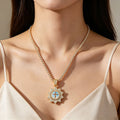 non-jewelry Faith-Inspired Cross Sunburst Pendant Necklace