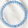 non-jewelry Aquamarine Statement Accessory Bracelet – Soft Color & Clear-Tone Style