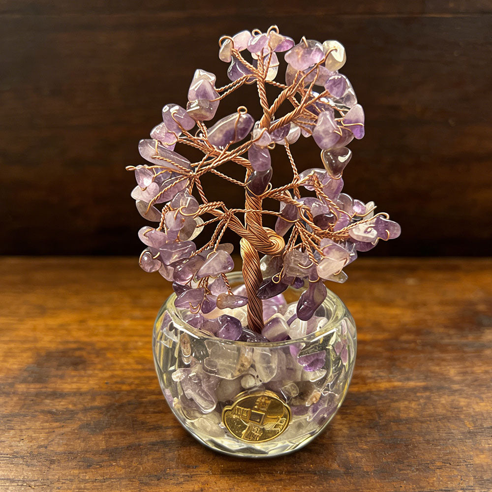 Amethyst Crystal Tree by non-jewelry - Decorative Home Accent for Clear-Tone & Soft Finish