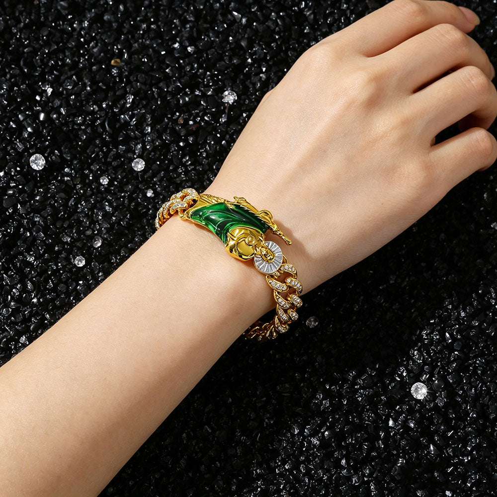 non-jewelry Decorative St. Jude Chain Bracelet for Structured Devotion