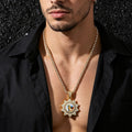 non-jewelry Faith-Inspired Madonna Sunburst Pendant Necklace
