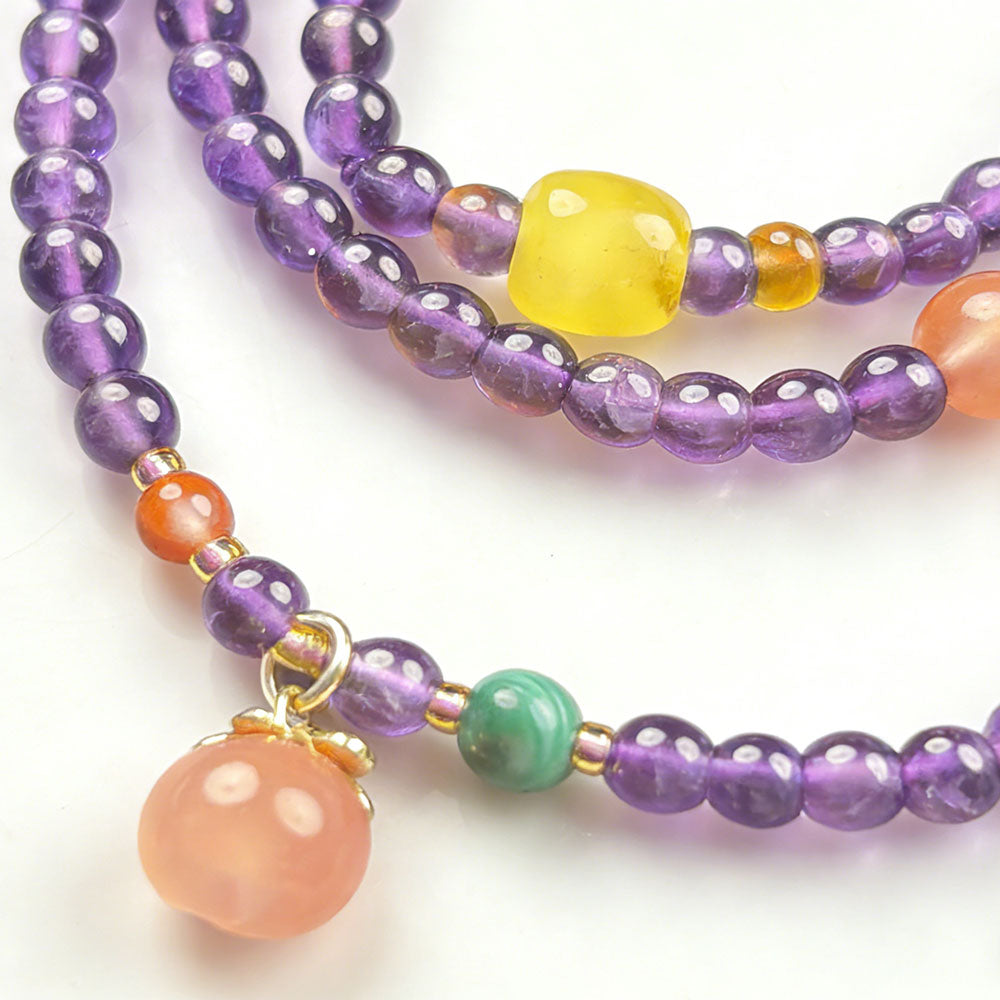 non-jewelry Decorative Amethyst Bracelet for Decorative Balanced Look & Soft Color