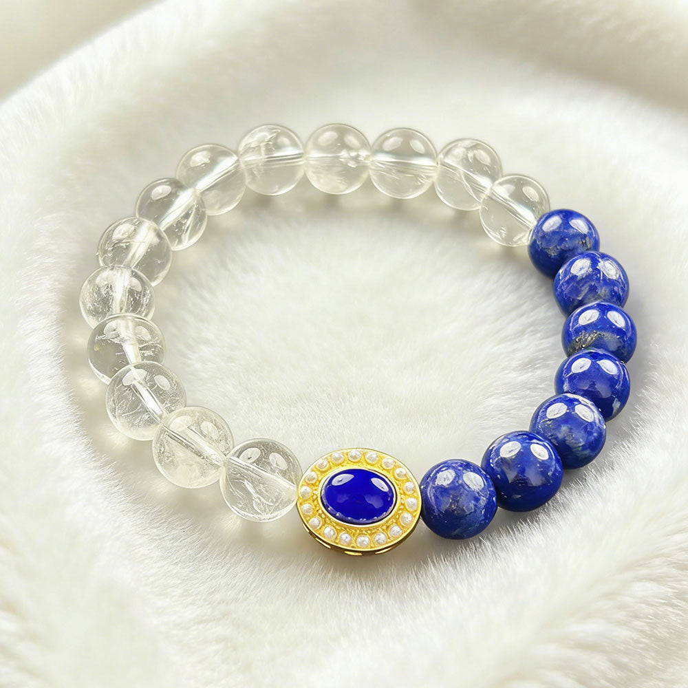 non-jewelry Decorative Clear-Tone Statement Style Crystal Bracelet