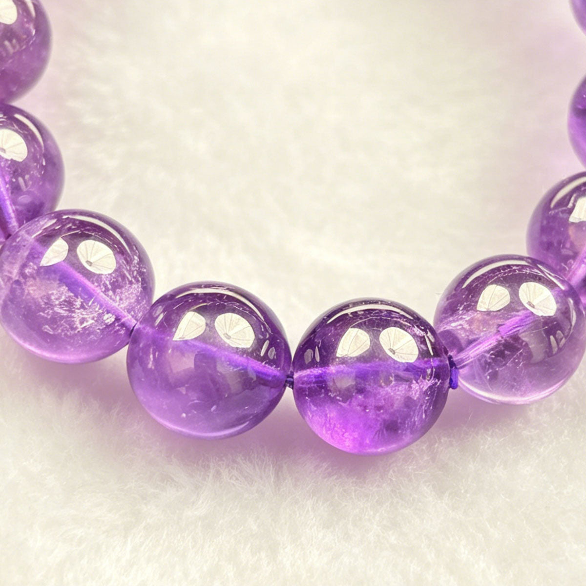 non-jewelry Decorative Amethyst Clear-Tone Bracelet