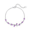 non-jewelry Decorative Teardrop Crystal Link Bracelet for Women