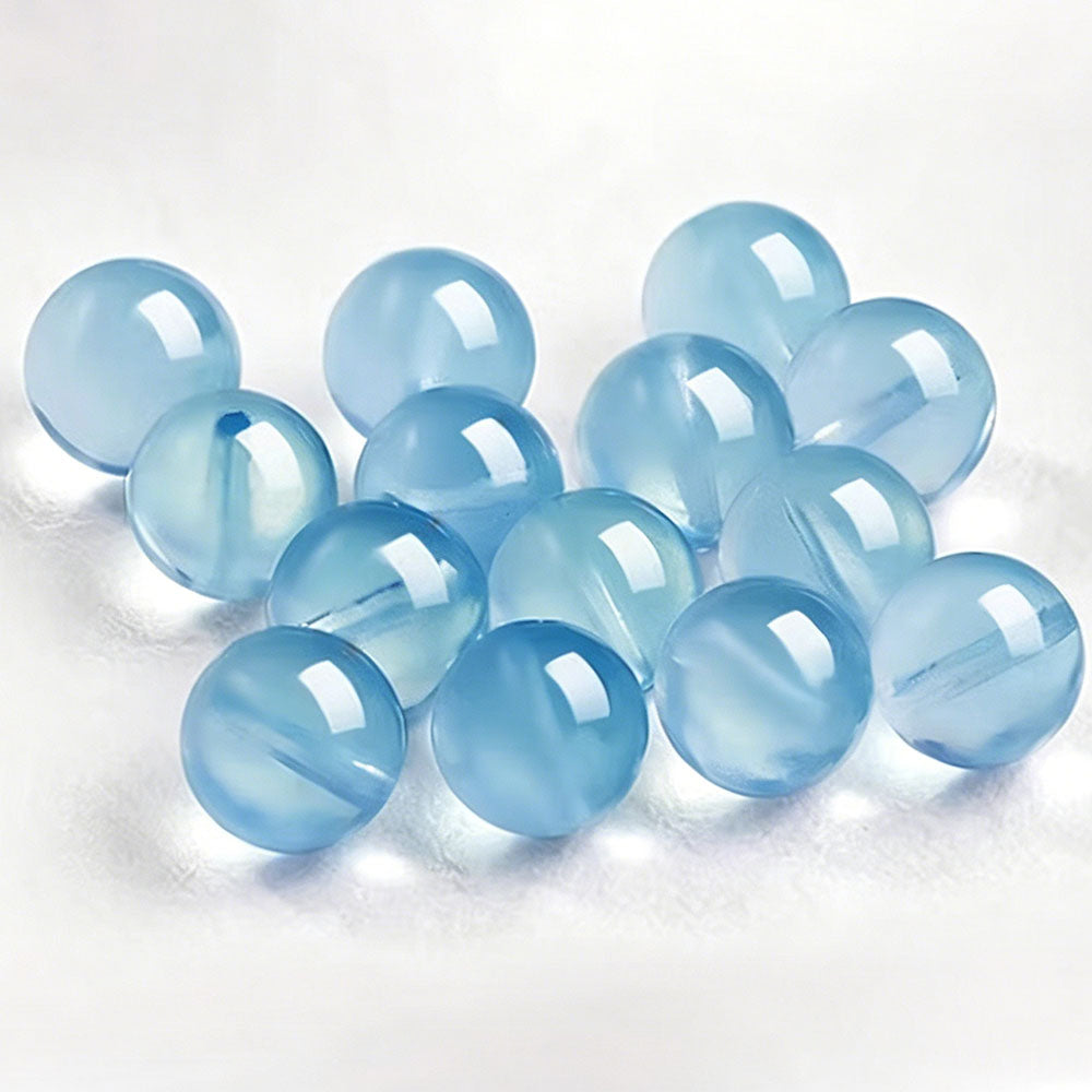 non-jewelry Aquamarine Statement Accessory Bracelet – Soft Color & Clear-Tone Style